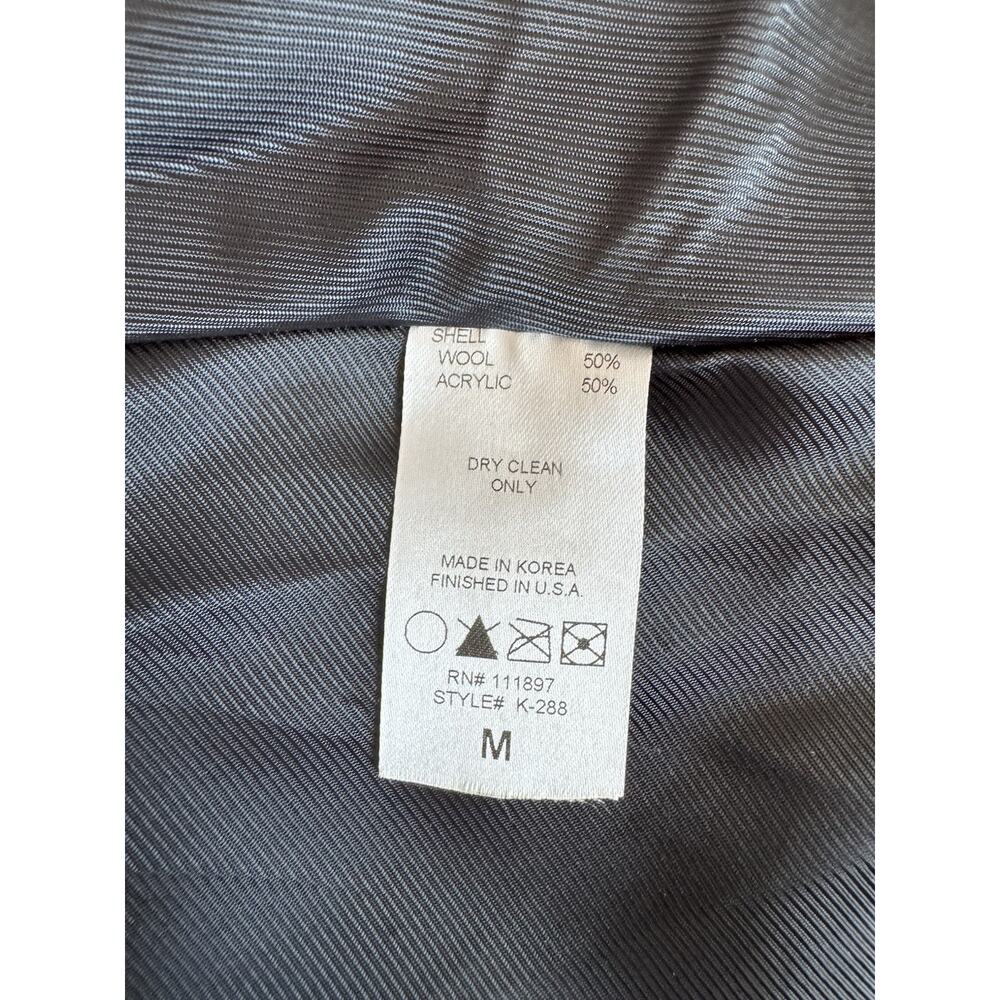 Designer Vintage MK2K gray bolero jacket Size M, Cropped With Bell Sleeves Y2K - Picture 11 of 11